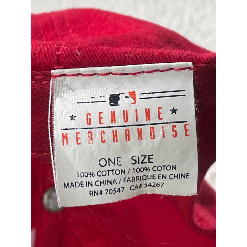 Fan Favorite MLB Unisex OSFM Baseball Hat Red Cincinnati Reds Embroidered Logo - Picture 4 of 12